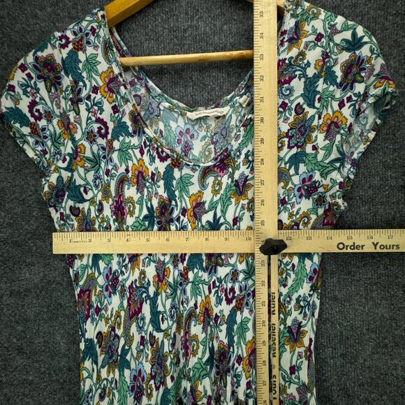 **SOLD**Soft Surroundings Kara Maxi Floral Dress Large Tiered Boho Cottagecore - Picture 11 of 14